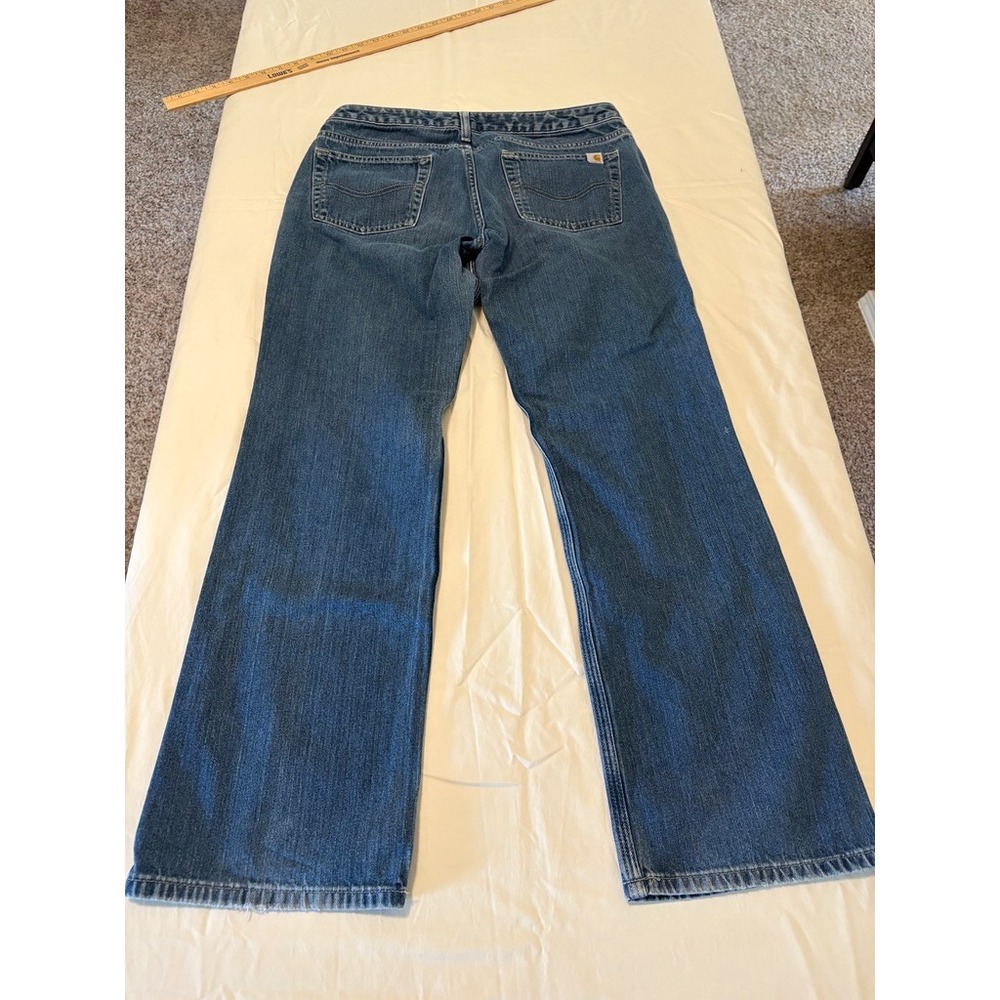 Jennifer Lopez Womens Dark Wash Bootcut Jeans Blue Denim Flared Leg Size 29x29